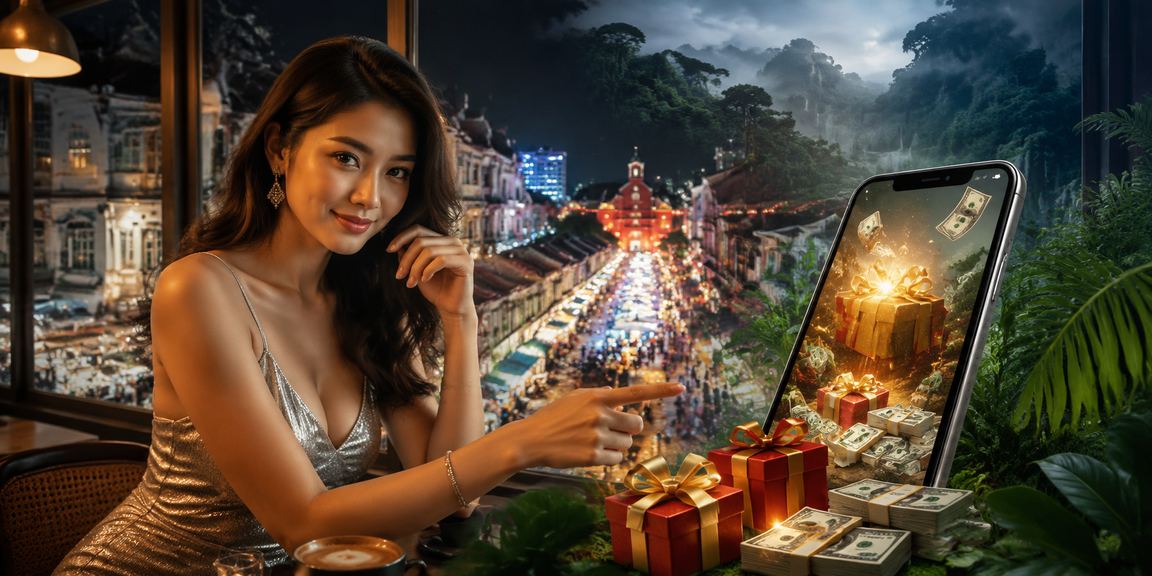 A mobile casino player in Melaka accessing online roulette at 15454